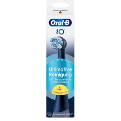 Oral-B iO Ultimate Clean Børstehoveder Sort, 4 stk.